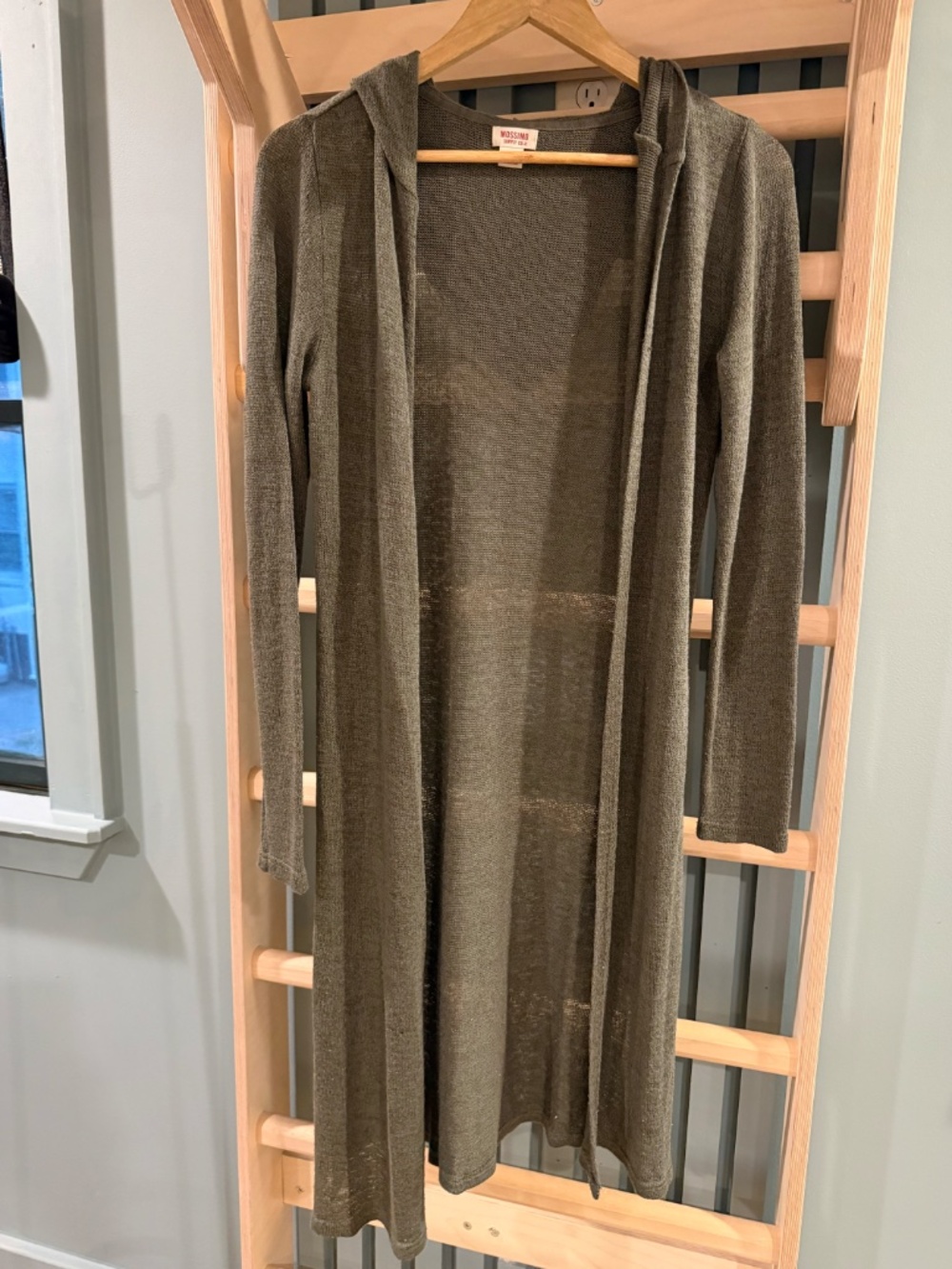 Mossimo Supply Co. Long Hooded Cardigan Duster – Size S/P